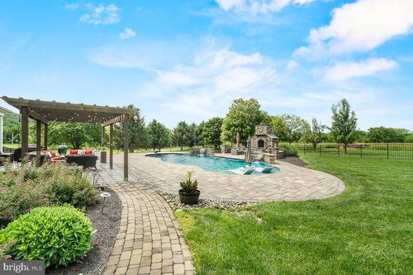 Backyard, Exterior, Fireplace, Pool