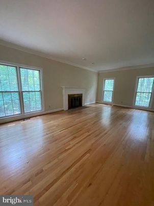 Empty room, Fireplace, Interior, Wood Texture Flooring