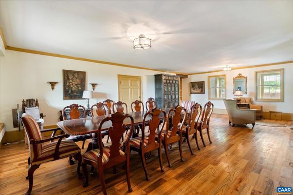 Dining room, Interior, Wood Texture Flooring