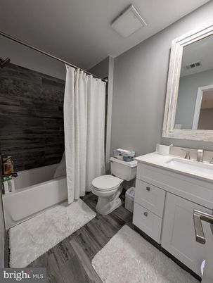 Bathroom, Interior, Wood Texture Flooring