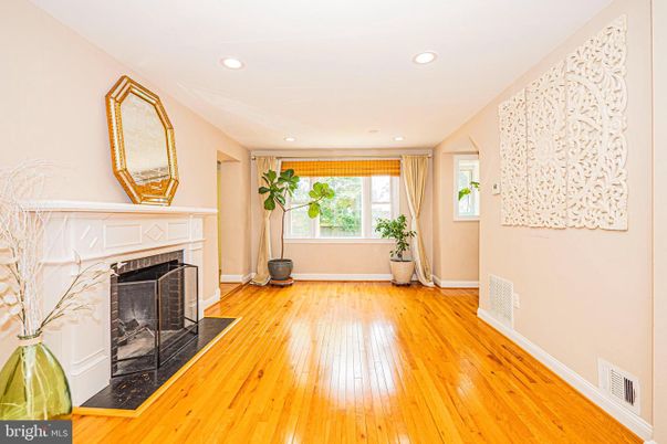 Fireplace, Interior, Recessed Lighting, Wood Texture Flooring