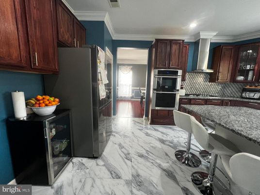 Interior, Kitchen, Marble, Recessed Lighting