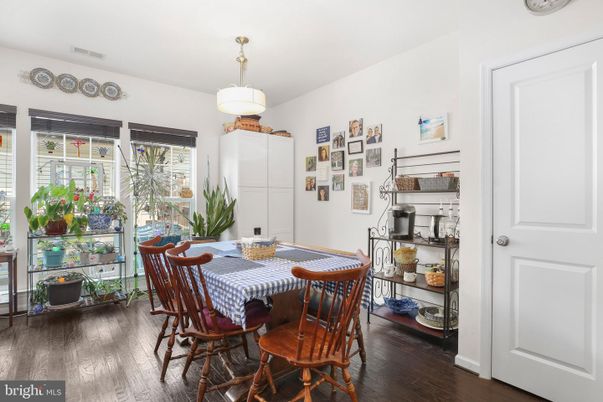 Dining room, Interior, Wood Texture Flooring