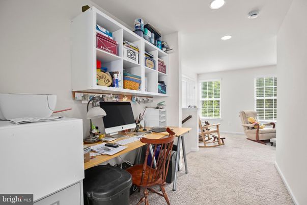 Home Office, Interior, Recessed Lighting