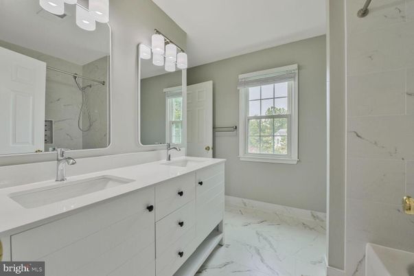 Bathroom, Dual Sink Vanities, Interior, Marble, Marble Walls