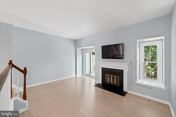 Empty room, Fireplace, Interior, Wood Texture Flooring