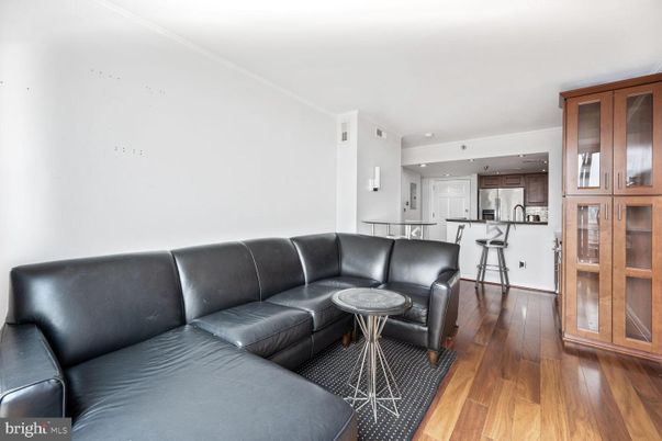Interior, Kitchen, Living room, Recessed Lighting, Wood Texture Flooring