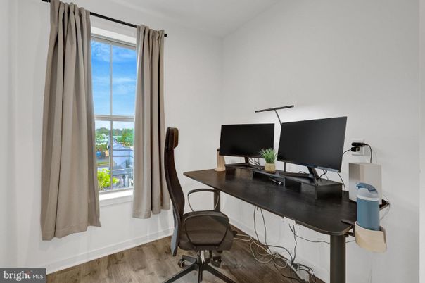 Home Office, Interior, Wood Texture Flooring
