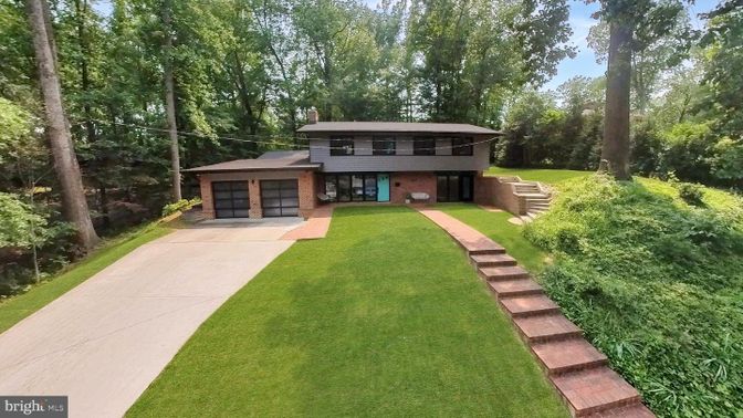 Attached, Backyard, Exterior, Facade, Raised Ranch