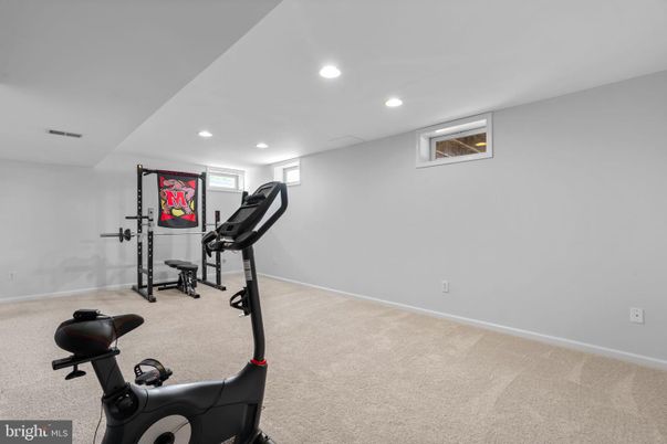 Fitness Equipment, Interior, Recessed Lighting