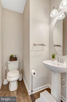 Bathroom, Interior, Wood Texture Flooring