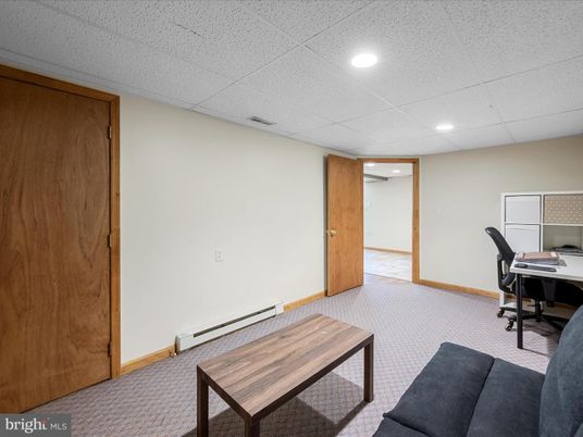 Home Office, Interior, Recessed Lighting
