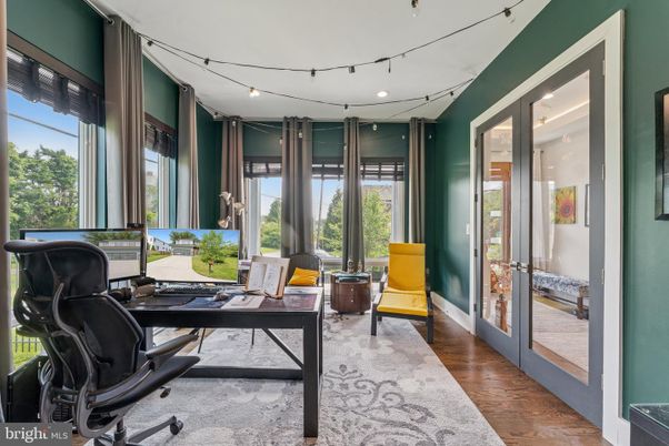 Home Office, Interior, Wood Texture Flooring