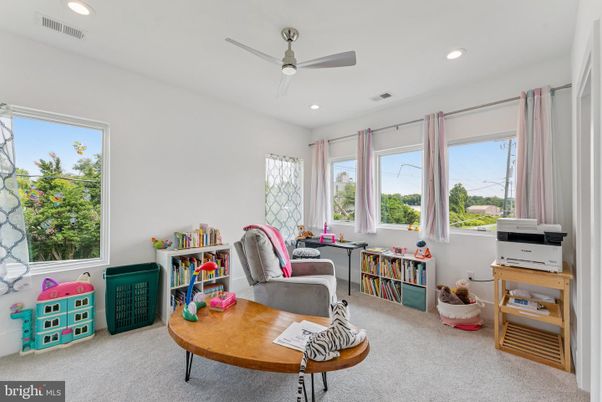 Home Office, Interior, Recessed Lighting