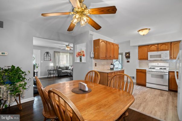 Dining room, Interior, Kitchen, Living room, Wood Texture Flooring