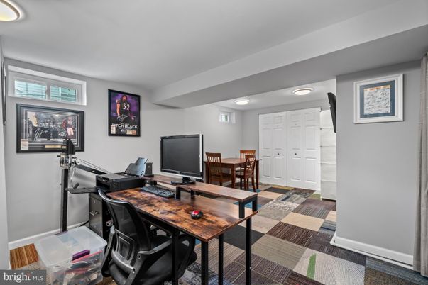 Home Office, Interior, Recessed Lighting