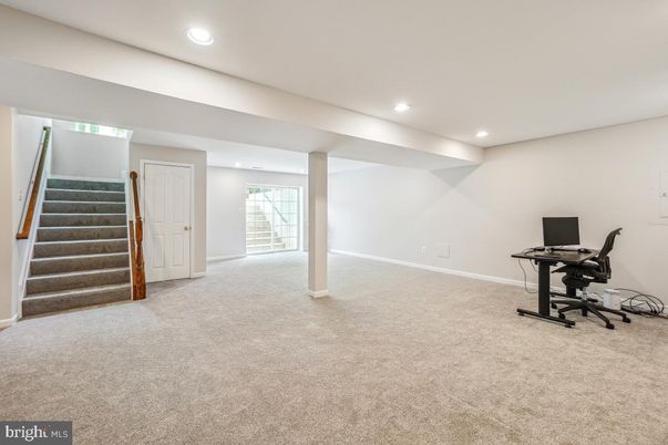 Home Office, Interior, Recessed Lighting