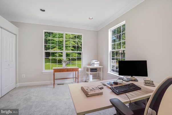 Home Office, Interior, Recessed Lighting