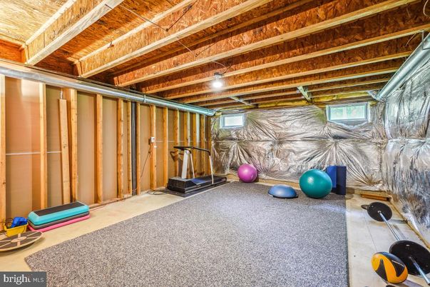 Fitness Equipment, Interior, Wooden Beams, Wooden Ceilings