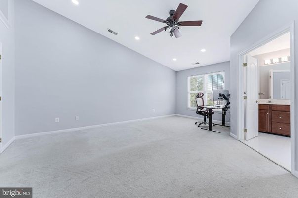 Home Office, Interior, Recessed Lighting