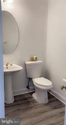 Bathroom, Interior, Wood Texture Flooring