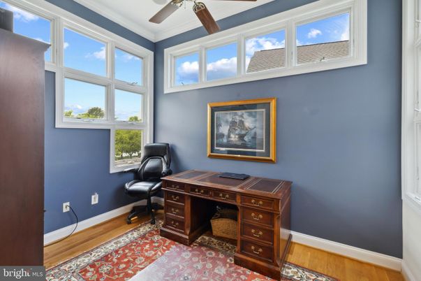 Home Office, Interior, Wood Texture Flooring