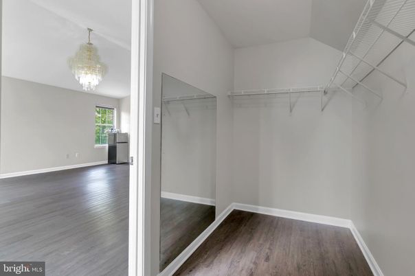 Chandelier, Interior, Walk-in Closets, Wood Texture Flooring