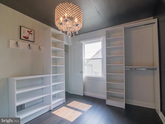 Chandelier, Interior, Walk-in Closets, Wood Texture Flooring