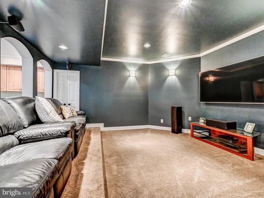 Interior, Living room, Recessed Lighting