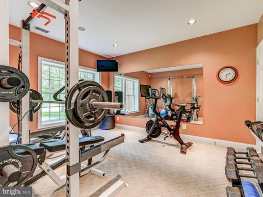 Fitness Equipment, Interior, Recessed Lighting