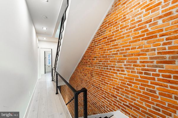 Interior, Recessed Lighting, Stone Walls, Wood Texture Flooring