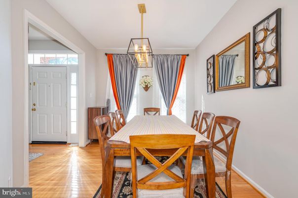 Dining room, Interior, Wood Texture Flooring