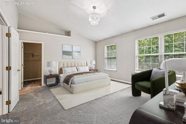 Bedroom, Chandelier, Interior