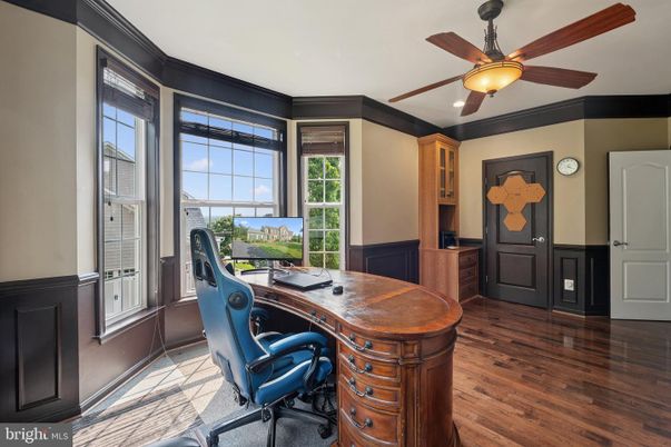 Home Office, Interior, Wood Texture Flooring