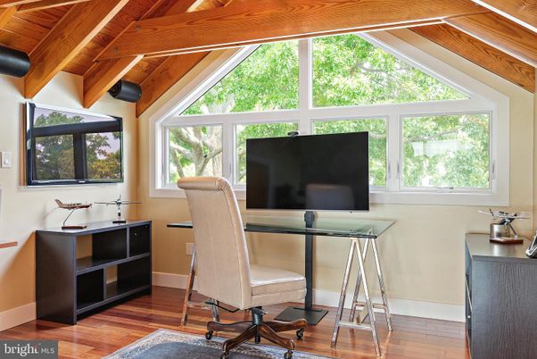 Home Office, Interior, Wooden Beams, Wooden Ceilings, Wood Texture Flooring