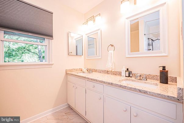Bathroom, Dual Sink Vanities, Interior, Marble