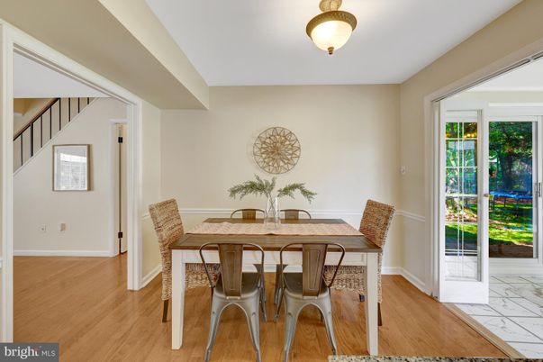 Dining room, Interior, Wood Texture Flooring