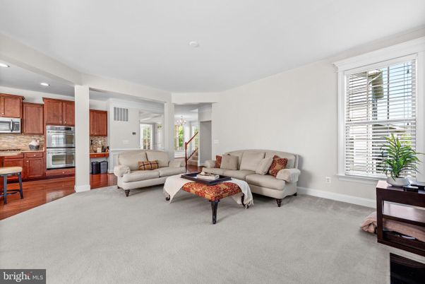 Interior, Kitchen, Living room, Recessed Lighting, Stainless Steel Appliances, Wood Texture Flooring
