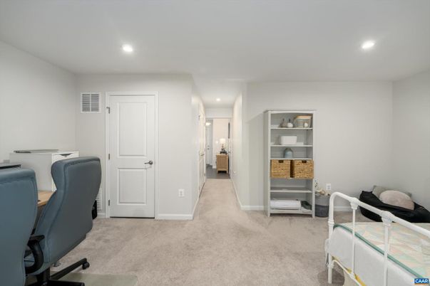 Home Office, Interior, Recessed Lighting