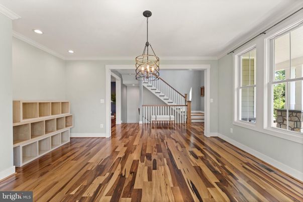 Chandelier, Interior, Pendant Lights, Recessed Lighting, Wood Texture Flooring