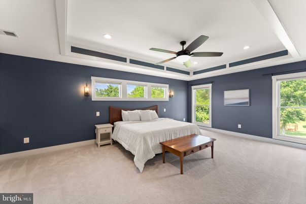 Bedroom, Interior, Recessed Lighting