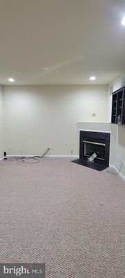 Empty room, Fireplace, Interior, Recessed Lighting