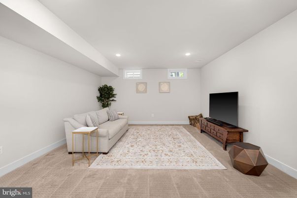 Interior, Living room, Recessed Lighting