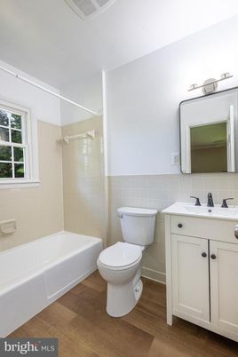 Bathroom, Glass Shower, Interior, Wood Texture Flooring