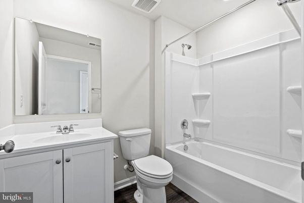 Bathroom, Interior, Recessed Lighting, Wood Texture Flooring
