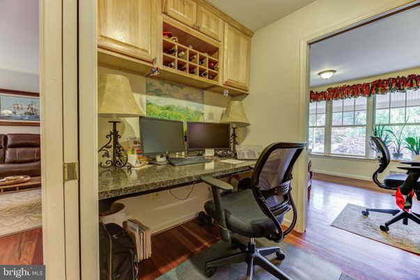 Home Office, Interior, Wood Texture Flooring
