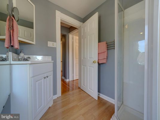 Bathroom, Interior, Wood Texture Flooring