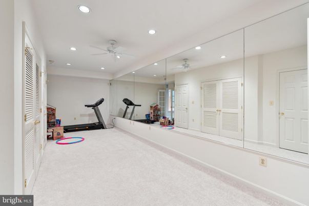 Fitness Equipment, Interior, Recessed Lighting