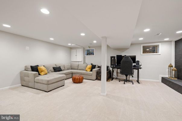 Home Office, Interior, Living room, Recessed Lighting