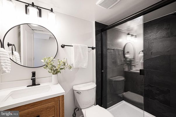 Bathroom, Glass Shower, Interior